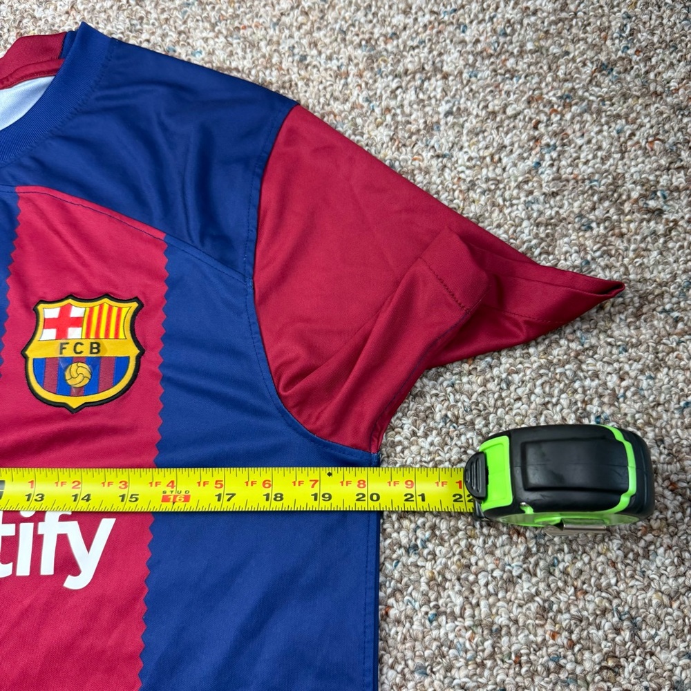 Nike FC Barcelona Men’s Barça 2023/24 Home Soccer Football Spotify Jersey size M - Picture 12 of 13